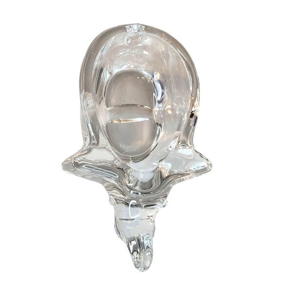 Crystal Clear Glass Elephant Candy Trinket Dish Bowl 6.25" Collectible  Figurine - Picture 4 of 14